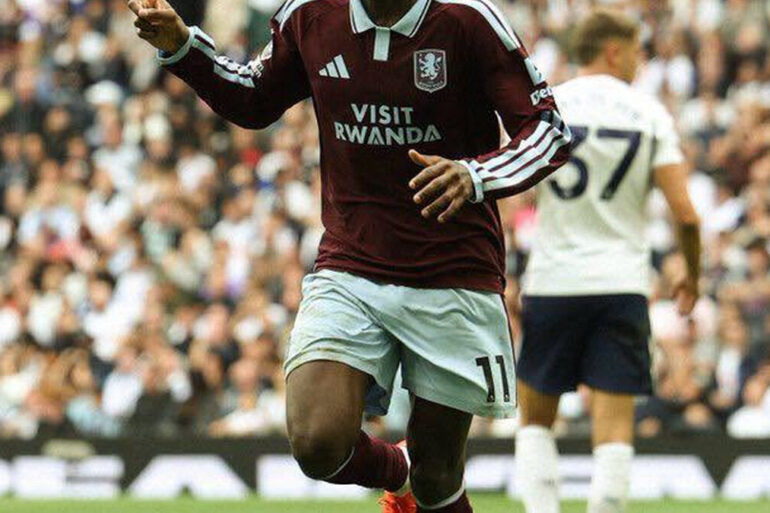 Nicolas Jackson a marqué le deuxième but d’Aston Villa lors de la victoire 3-2 à Tottenham.