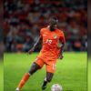 Nicolas Pépé en action avec le maillot de la Côte d’Ivoire.