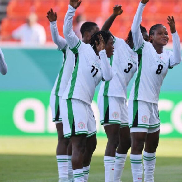 Les Flamingos du Nigeria U17 féminin lors d’une compétition internationale. Les Nigérianes ont battu le Ghana 4-2 au tournoi WAFU B.