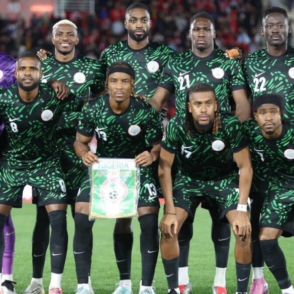 Sélection du Nigeria avant un match international