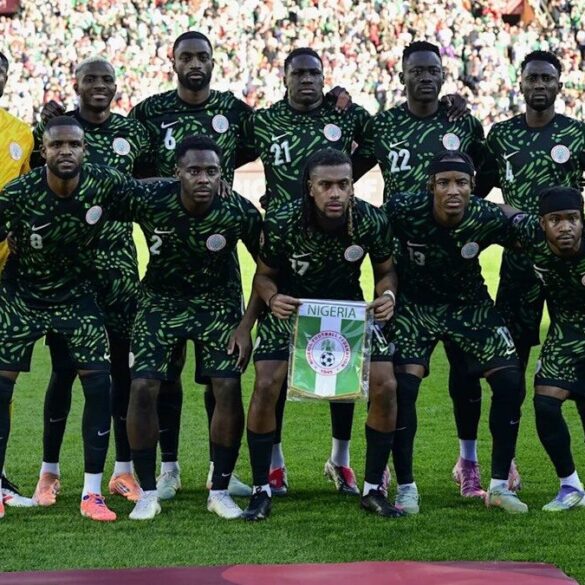 Équipe du Nigeria avant un match international