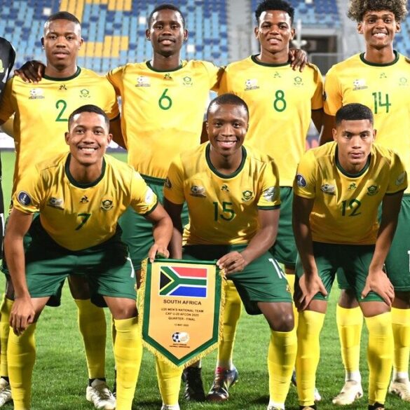 Équipe d’Afrique du Sud U20 avant un match