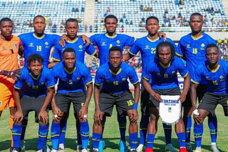Les Taifa Stars de Tanzanie en photo d’équipe.