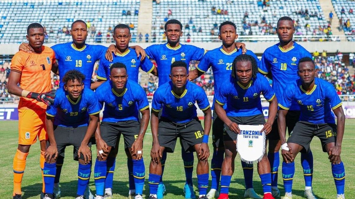 Les Taifa Stars de Tanzanie en photo d’équipe.