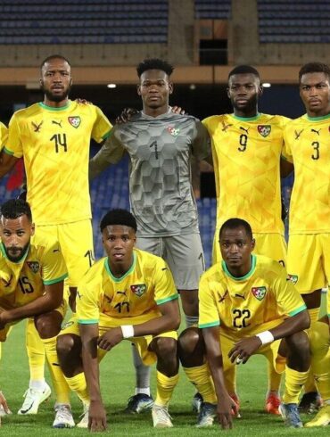 Équipe nationale du Togo avant un match