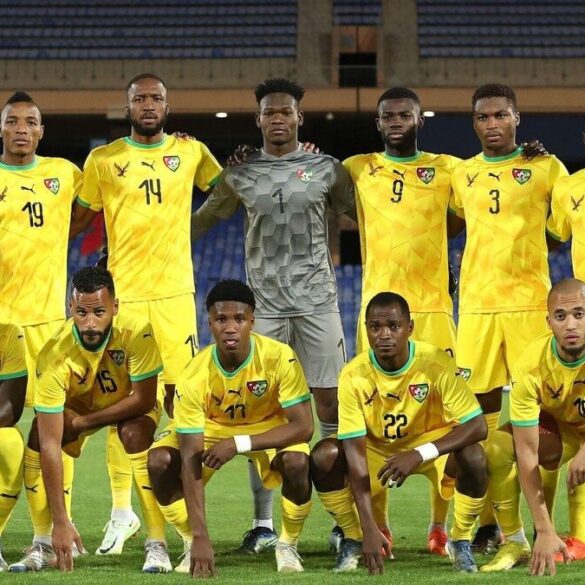 Équipe nationale du Togo avant un match
