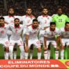 Les joueurs de la sélection tunisienne de football posant avant un match