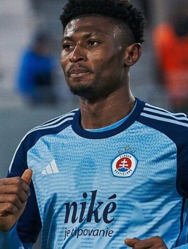 Patson Daka avec le maillot de la Zambie