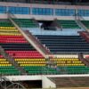 Tribunes rénovées du National Sports Stadium de Harare