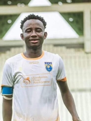 Abdoulaye Djiré sous les couleurs du Racing Club d’Abidjan