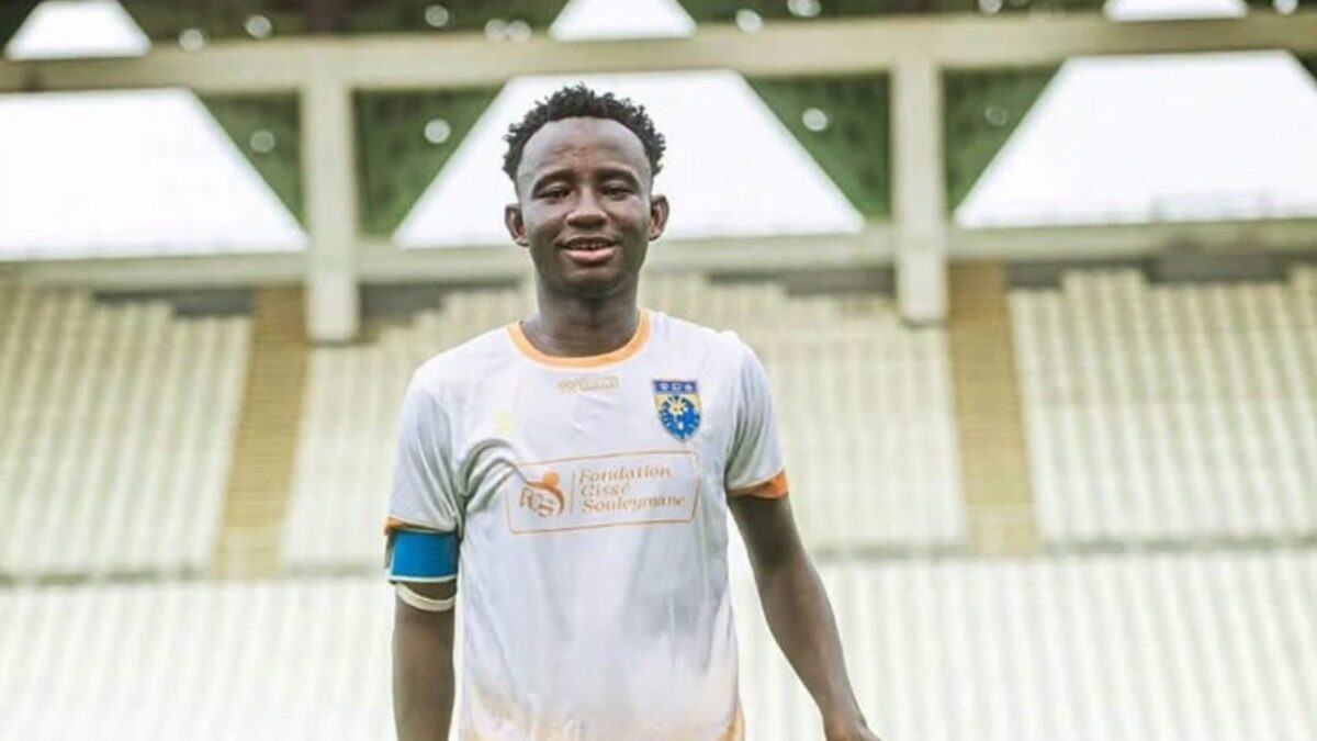 Abdoulaye Djiré sous les couleurs du Racing Club d’Abidjan