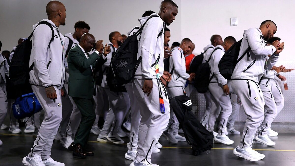 Le groupe des Bafana Bafana lors d’un rassemblement en 2026