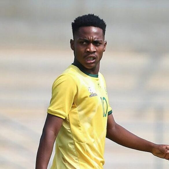 Joueur de l’Afrique du Sud U23 pendant un match