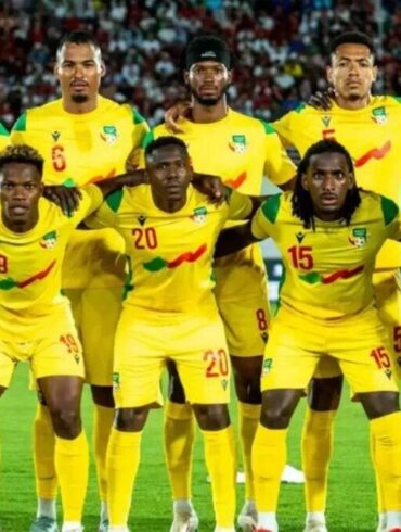 Guépards du Bénin lors du match contre la Mauritanie