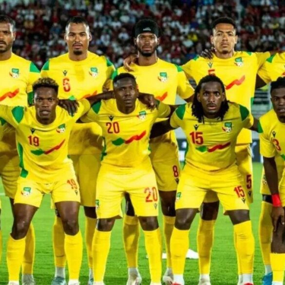 Guépards du Bénin lors du match contre la Mauritanie