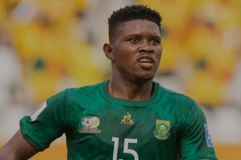Bathusi Aubaas avec l’équipe d’Afrique du Sud