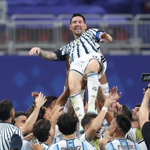 Lionel Messi avec l’équipe nationale d’Argentine