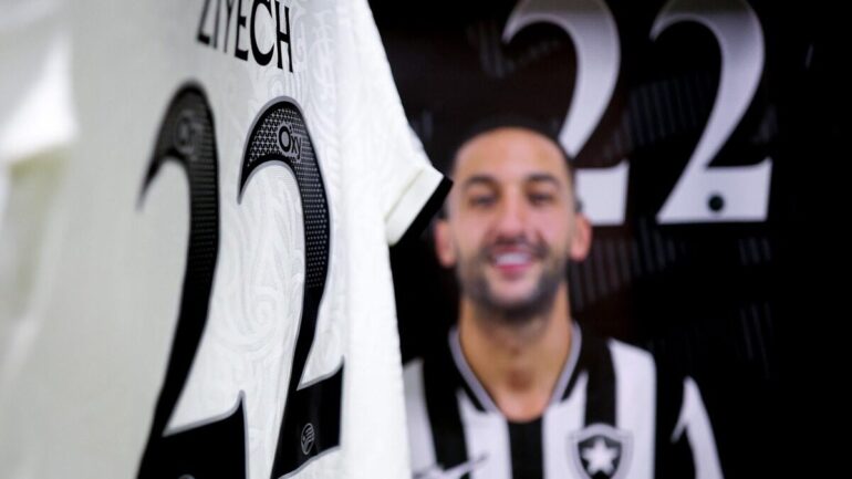 Hakim Ziyech fait fortement progresser l’audience de Botafogo au Maroc
