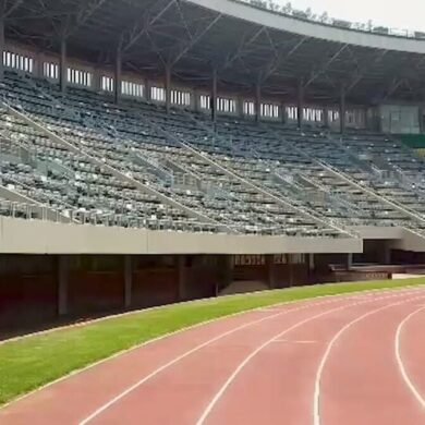 National Sports Stadium de Harare avant Zimbabwe-RD Congo