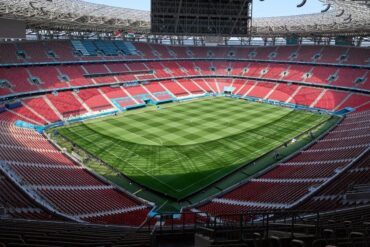 Vue générale d’un stade de football, photographie d’illustration.