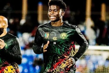 Carlos Baleba avec la sélection camerounaise
