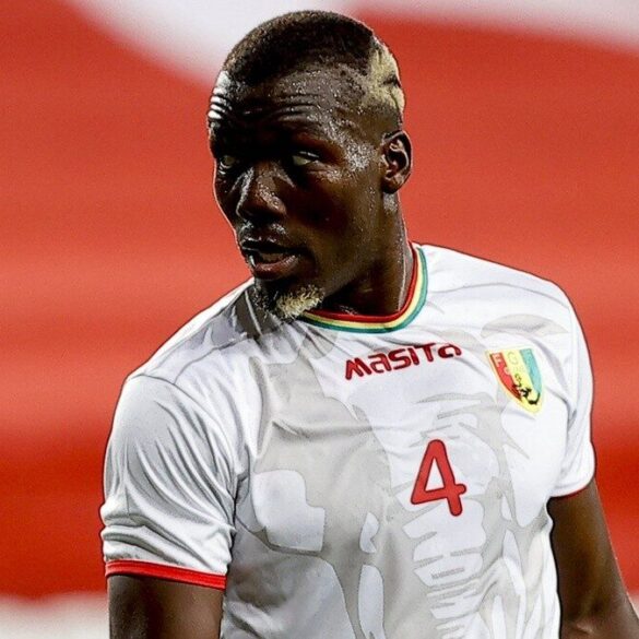 Footballeur en maillot de sélection, archive illustrative sans lien établi avec Guinée–Mali U20