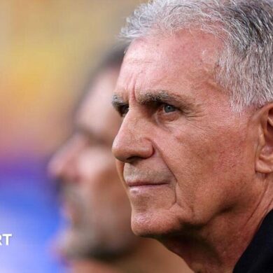 Carlos Queiroz lorsqu’il dirigeait le Ghana