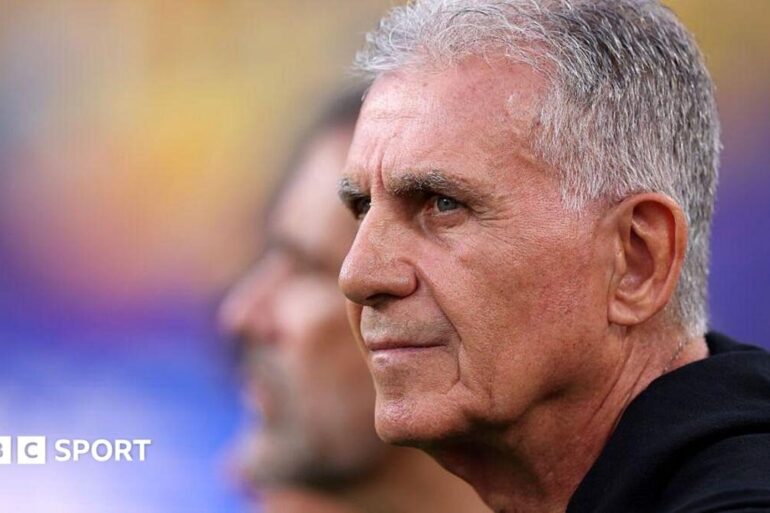 Carlos Queiroz lorsqu’il dirigeait le Ghana
