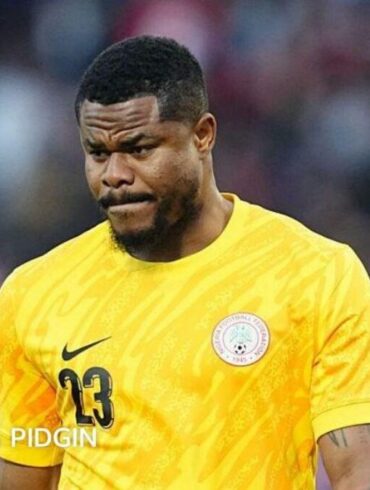 Joueur des Super Eagles du Nigeria après un match