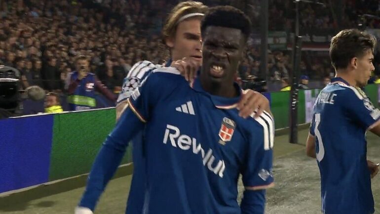 Côme : Assane Diao blessé à la cuisse après son but contre Feyenoord
