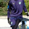 Jeune joueur ivoirien à l’entraînement