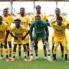 Les joueurs de l’ASEC Mimosas avant une rencontre de football ivoirien, archive ; non CO Korhogo