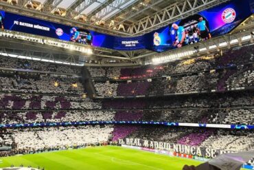 Vue du stade Santiago-Bernabéu, archive illustrative sans lien avec Rayon Sports–Black Bulls
