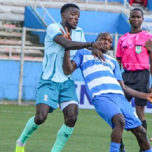 Joueurs d’Enyimba lors du match contre Shooting Stars