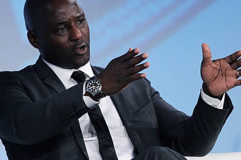 Anthony Baffoe lors d’une conférence