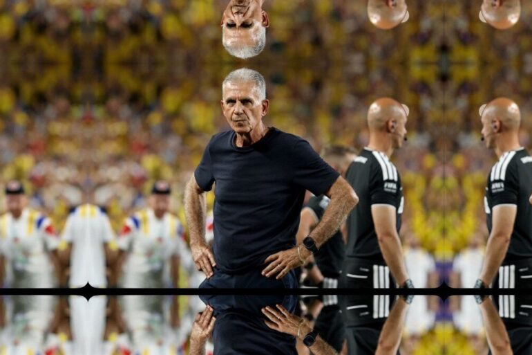 Carlos Queiroz dans la capture annonçant son départ du poste de sélectionneur du Ghana