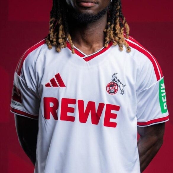 Gideon Mensah sous le maillot du 1. FC Köln