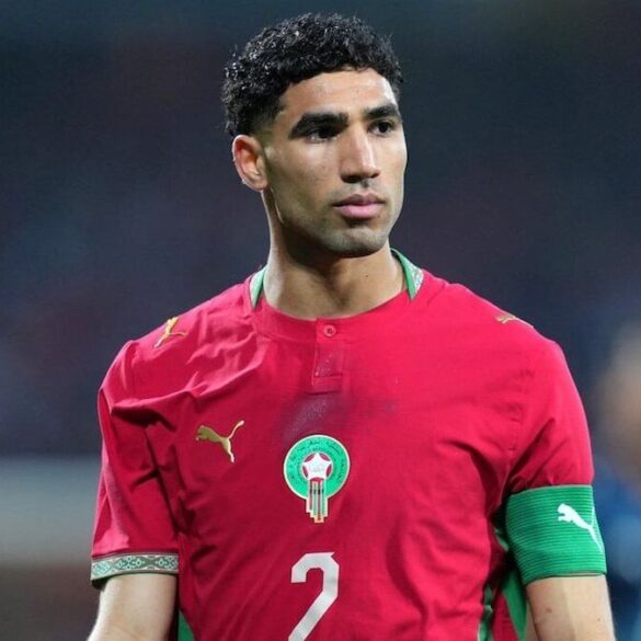 Achraf Hakimi avec le Maroc