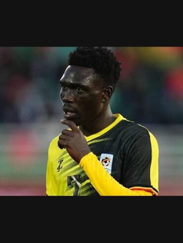 Rogers Mato sous le maillot de la sélection ougandaise