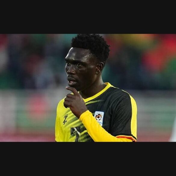 Rogers Mato sous le maillot de la sélection ougandaise
