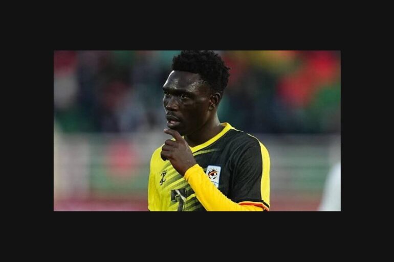 Rogers Mato sous le maillot de la sélection ougandaise