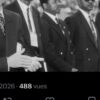 Jean Manga Onguéné avec une délégation camerounaise dans une photographie d’archive