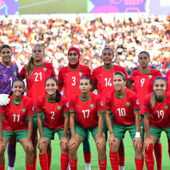 Les Lionnes de l’Atlas lors d’un rassemblement de la sélection marocaine féminine