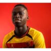 Krépin Diatta lors de sa présentation à Watford