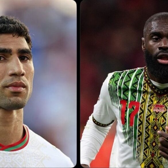 Joueurs du Maroc et du Mali