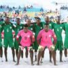 Super Sand Eagles du Nigeria en préparation de Beach Soccer