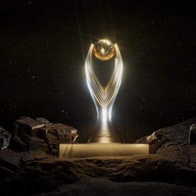 Le trophée de la Ligue des champions de la CAF