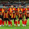 Équipe de l’Espérance sportive de Tunis regroupée avant un match