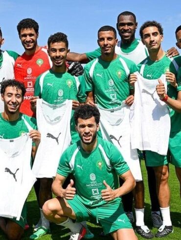 Les Lions de l’Atlas à l’entraînement avant le match amical contre le Mali