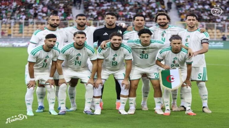 Mohamed Bachir Belloumi égalise pour l’Algérie contre le Niger d’un superbe coup franc